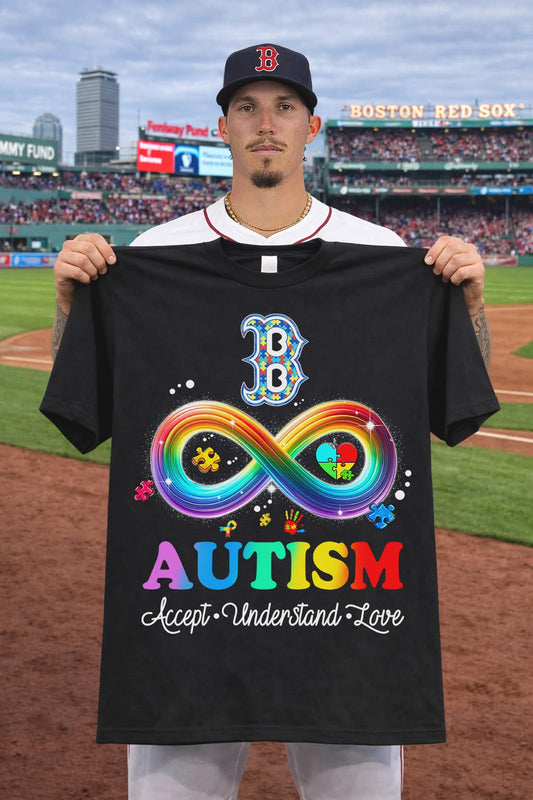 Boston Red Sox Acceptance Shirt - Autism Awareness Limited Edition | NL52 Moonbestprint