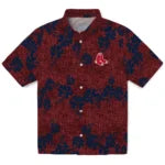 Boston Red Sox Hawaiian Shirt - 50th State Flower | Moonbestprint
