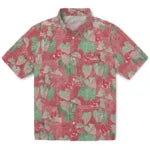 Boston Red Sox Hawaiian Shirt - Anthurium Overlay | Moonbestprint