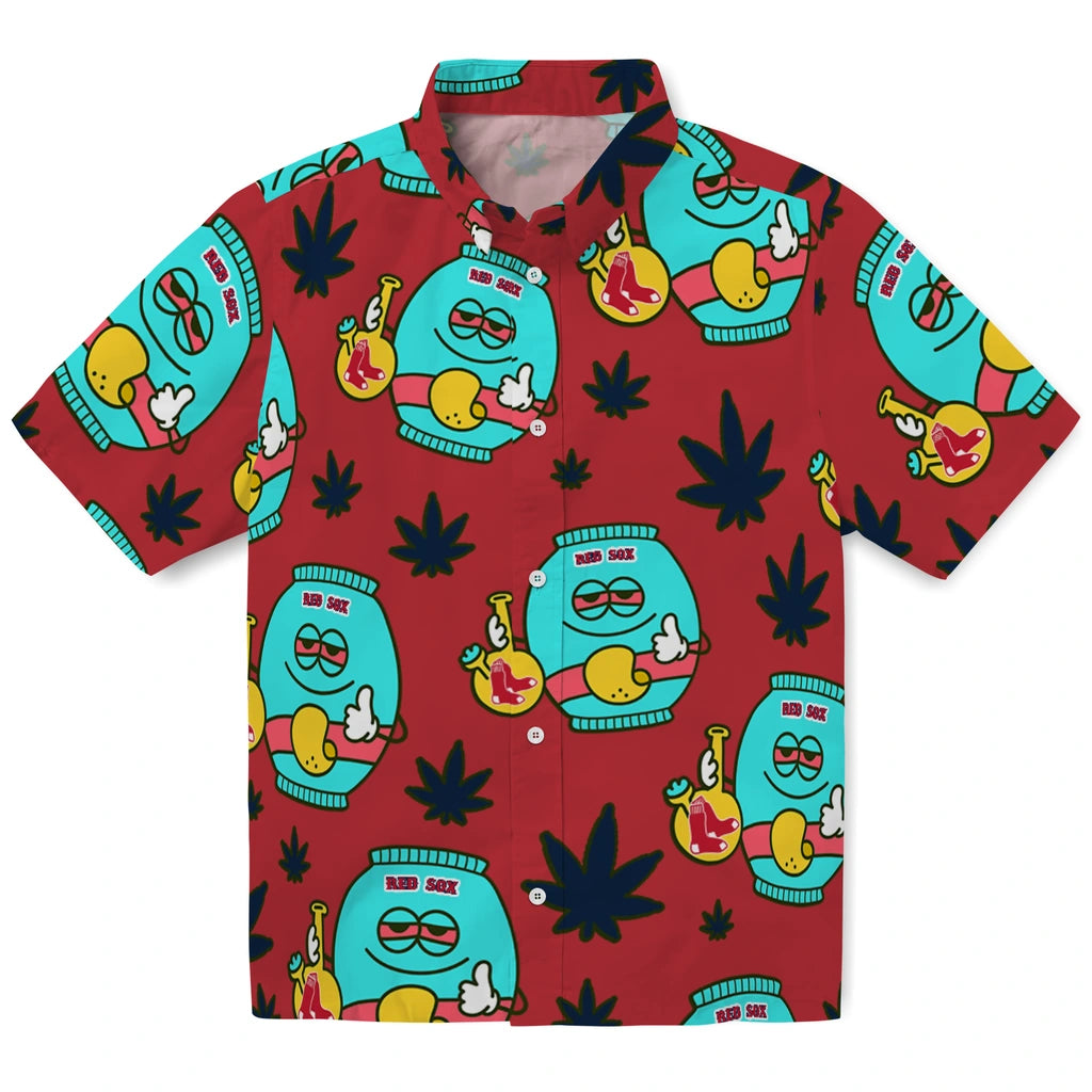 Boston Red Sox Hawaiian Shirt - Chill Vibe | Moonbestprint