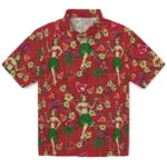 Boston Red Sox Hawaiian Shirt - Hawaiian Girls Design | Moonbestprint