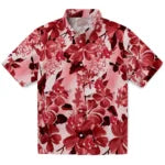 Boston Red Sox Hawaiian Shirt - Hibiscus Arrangement | Moonbestprint