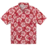 Boston Red Sox Hawaiian Shirt - Hibiscus Cluster | Moonbestprint