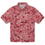 Boston Red Sox Hawaiian Shirt - Hibiscus Oasis | Moonbestprint