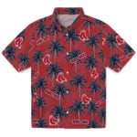 Boston Red Sox Hawaiian Shirt - Palm Tree Motif | Moonbestprint