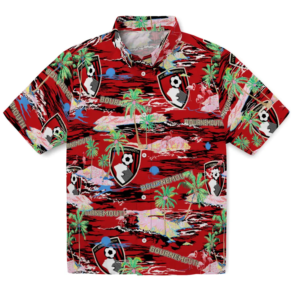 Bournemouth Flamingo Retreat 2026 Hawaiian Shirt – Moonbestprint