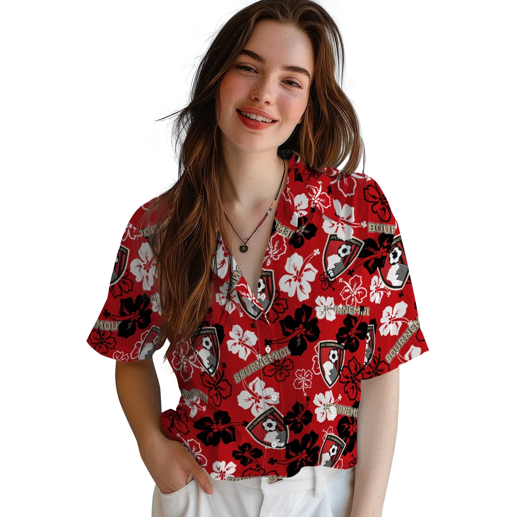 Bournemouth Hibiscus Bloom Hawaiian Shirt – Moonbestprint