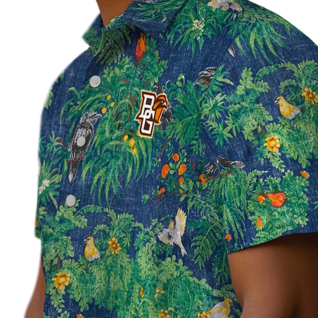 Bowling Green Falcons Hawaiian Shirt - Bird Canopy | Moonbestprint