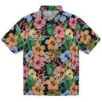 Bowling Green Falcons Hawaiian Shirt - Brilliant Hibiscus Garden | Moonbestprint
