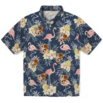 Bowling Green Falcons Hawaiian Shirt - Flamingo Hibiscus | Moonbestprint