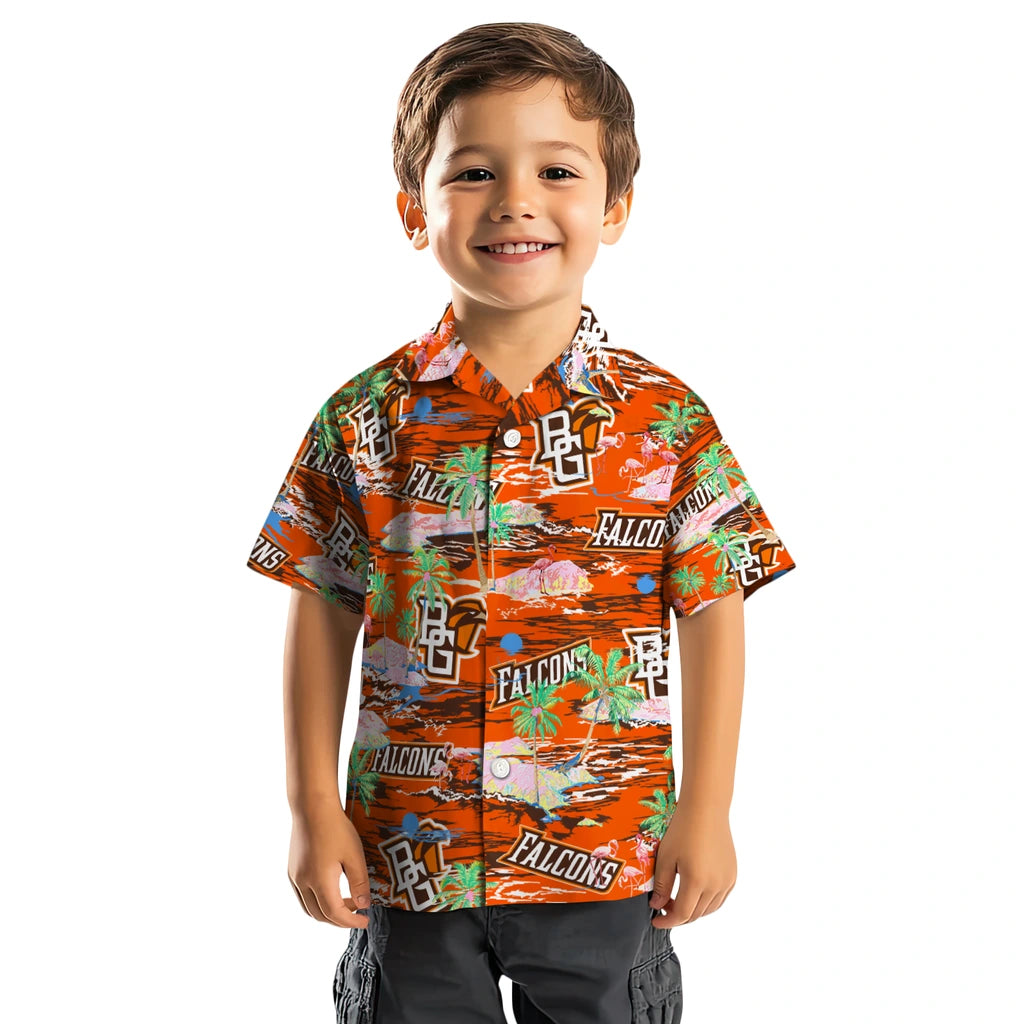 Bowling Green Falcons Flamingo Retreat 2026 Hawaiian Shirt – Moonbestprint