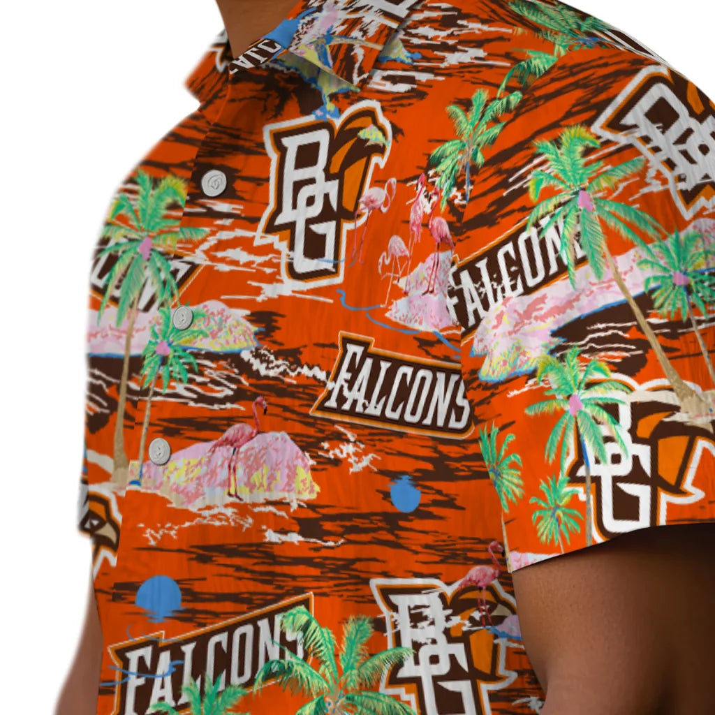 Bowling Green Falcons Flamingo Retreat 2026 Hawaiian Shirt – Moonbestprint