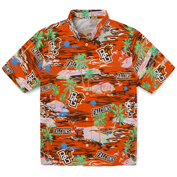 Bowling Green Falcons Hawaiian Shirt - Hawaii Island | Moonbestprint
