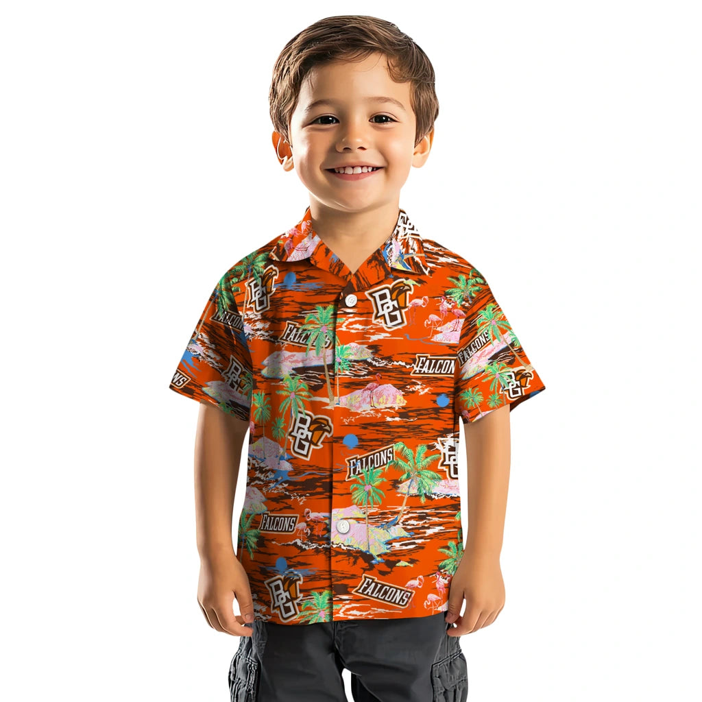 Bowling Green Falcons Hawaiian Shirt - Hawaii Island | Moonbestprint