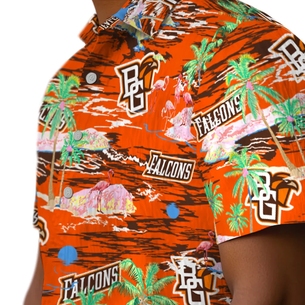 Bowling Green Falcons Hawaiian Shirt - Hawaii Island | Moonbestprint
