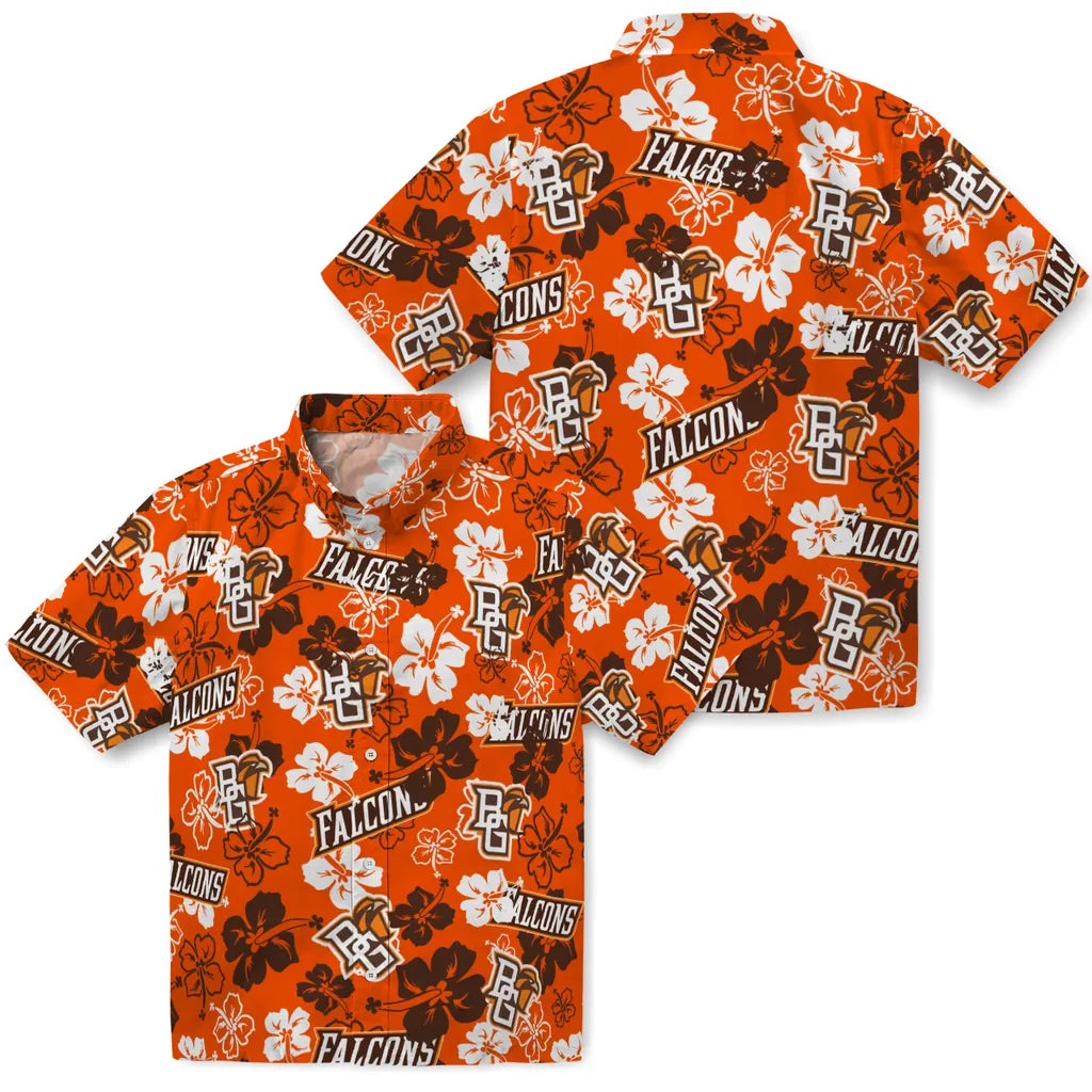Bowling Green Falcons Hibiscus Bloom Hawaiian Shirt – Moonbestprint