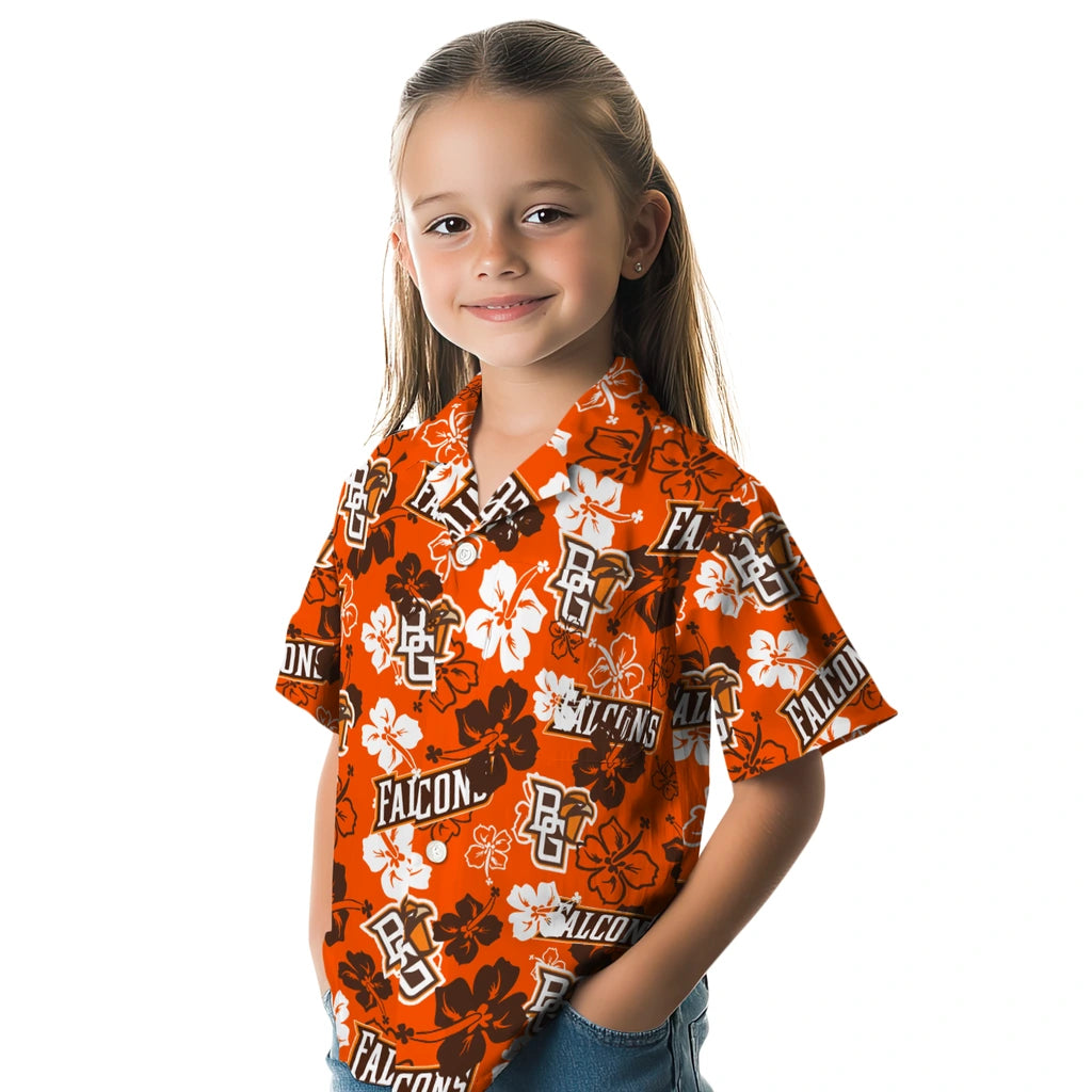 Bowling Green Falcons Hibiscus Bloom Hawaiian Shirt – Moonbestprint