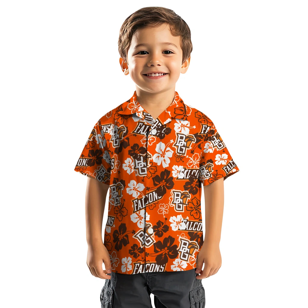 Bowling Green Falcons Hibiscus Bloom Hawaiian Shirt – Moonbestprint