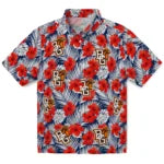 Bowling Green Falcons Hawaiian Shirt - Hibiscus Fiesta | Moonbestprint