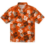 Bowling Green Falcons Hawaiian Shirt - Hibiscus Flower Design | Moonbestprint