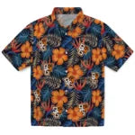 Bowling Green Falcons Hawaiian Shirt - Hibiscus Foliage | Moonbestprint