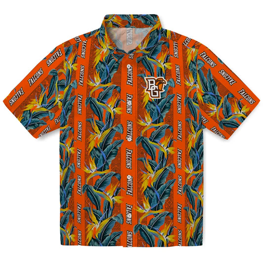 Bowling Green Falcons Hawaiian Shirt - Paradise Vines | Moonbestprint