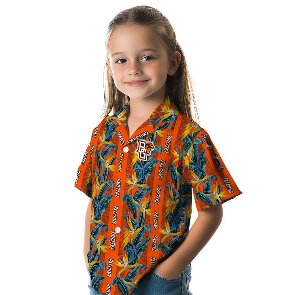 Bowling Green Falcons Hawaiian Shirt - Paradise Vines | Moonbestprint