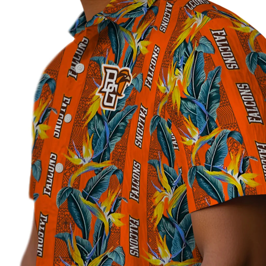 Bowling Green Falcons Hawaiian Shirt - Paradise Vines | Moonbestprint