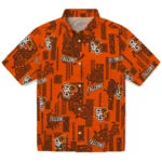 Bowling Green Falcons Hawaiian Shirt - Turtle Lines | Moonbestprint