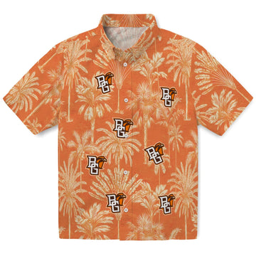 Bowling Green Falcons Hawaiian Shirt - Vintage Palm Tree | Moonbestprint