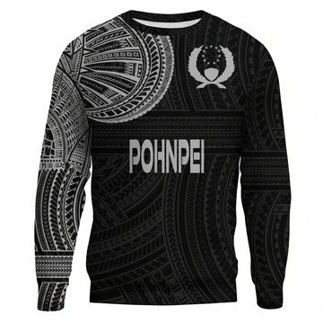 Bpohnpei Sweater Polynesian Tattoo Style A27 ? Usalast