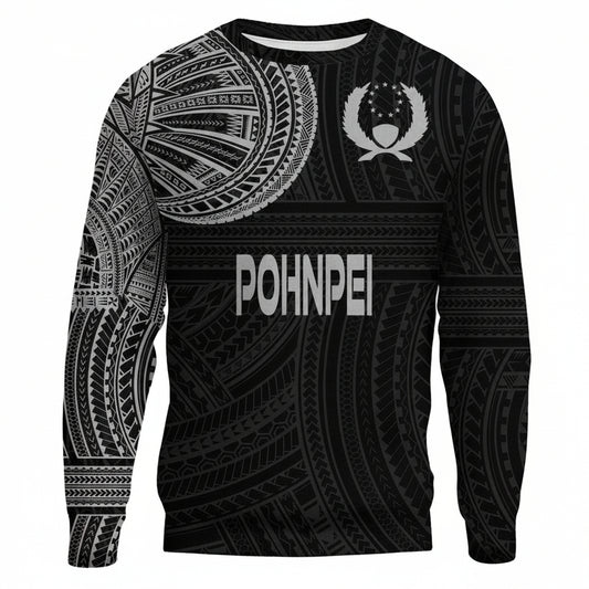 Bpohnpei Sweater Polynesian Tattoo Style A27 ? Usalast