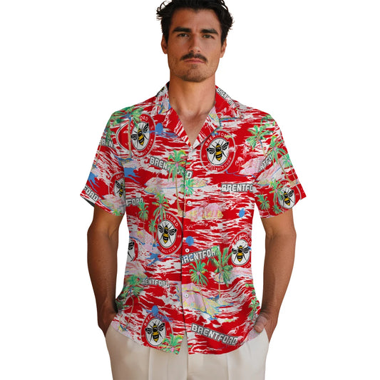 Brentford Flamingo Retreat 2026 Hawaiian Shirt – Moonbestprint