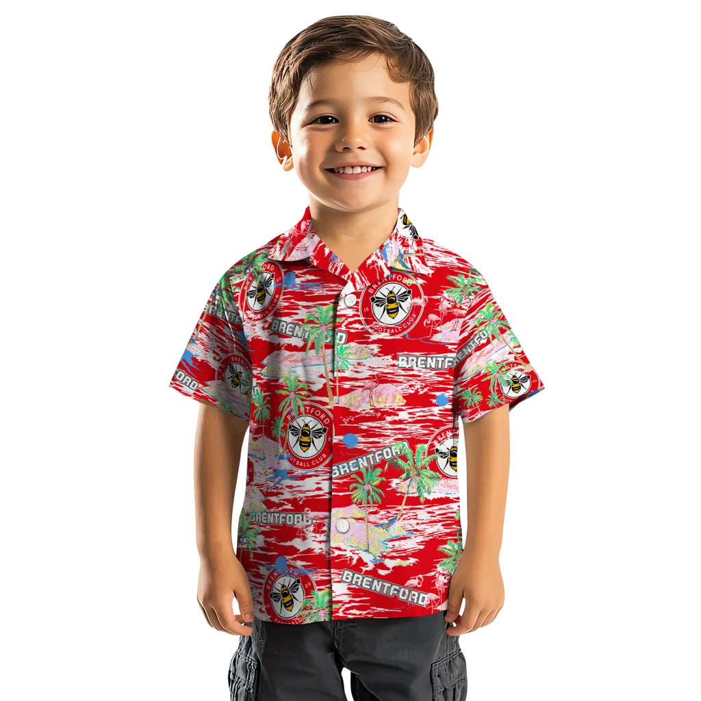 Brentford Flamingo Retreat 2026 Hawaiian Shirt – Moonbestprint