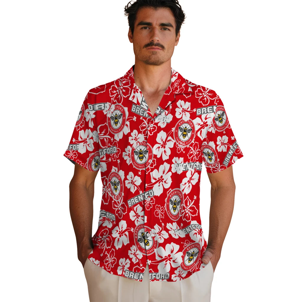 Brentford Hibiscus Bloom Hawaiian Shirt – Moonbestprint