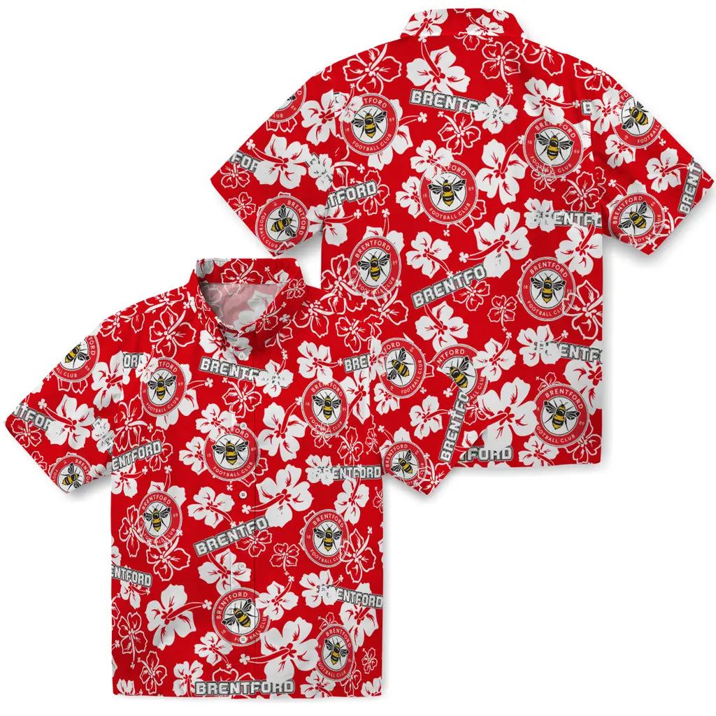 Brentford Hibiscus Bloom Hawaiian Shirt – Moonbestprint