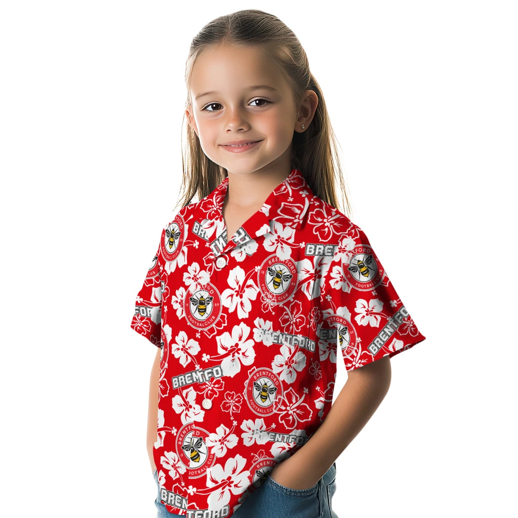 Brentford Hibiscus Bloom Hawaiian Shirt – Moonbestprint