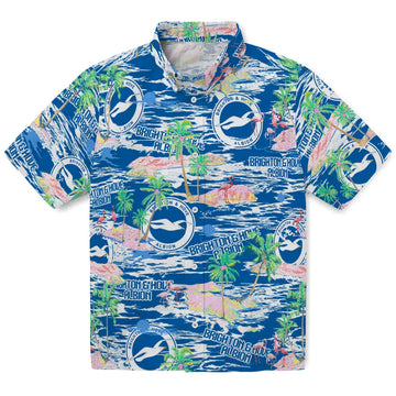 Brighton Hove Albion Flamingo Retreat 2026 Hawaiian Shirt – Moonbestprint