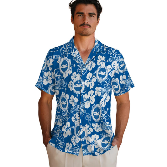 Brighton Hove Albion Hibiscus Bloom Hawaiian Shirt – Moonbestprint