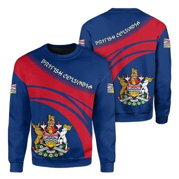 British Columbia Coat Of Arms Sweater Cricket Style J5W ? Usalast