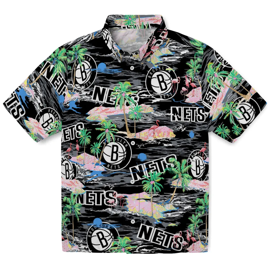 Brooklyn Nets Flamingo Retreat 2026 Hawaiian Shirt – Moonbestprint