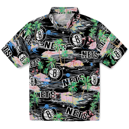 Brooklyn Nets Flamingo Retreat 2026 Hawaiian Shirt – Moonbestprint