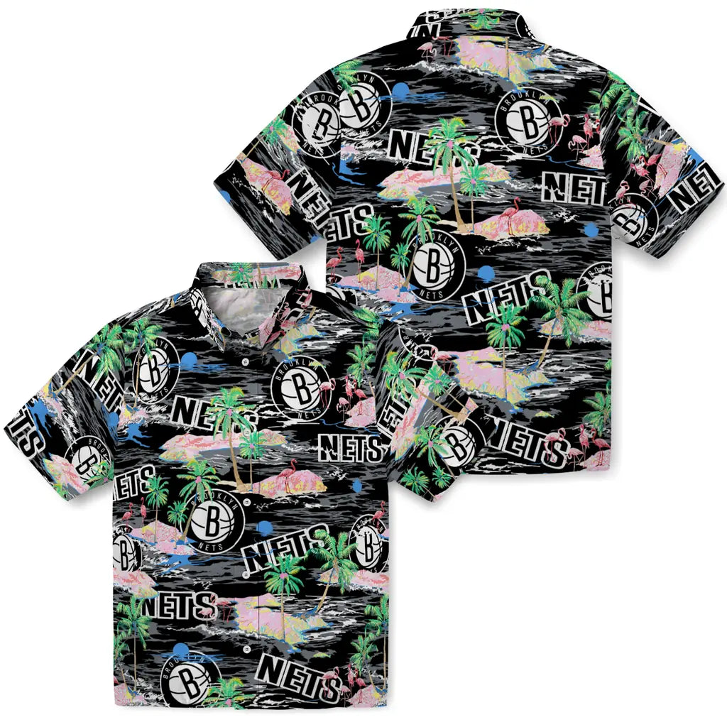 Brooklyn Nets Flamingo Retreat 2026 Hawaiian Shirt – Moonbestprint