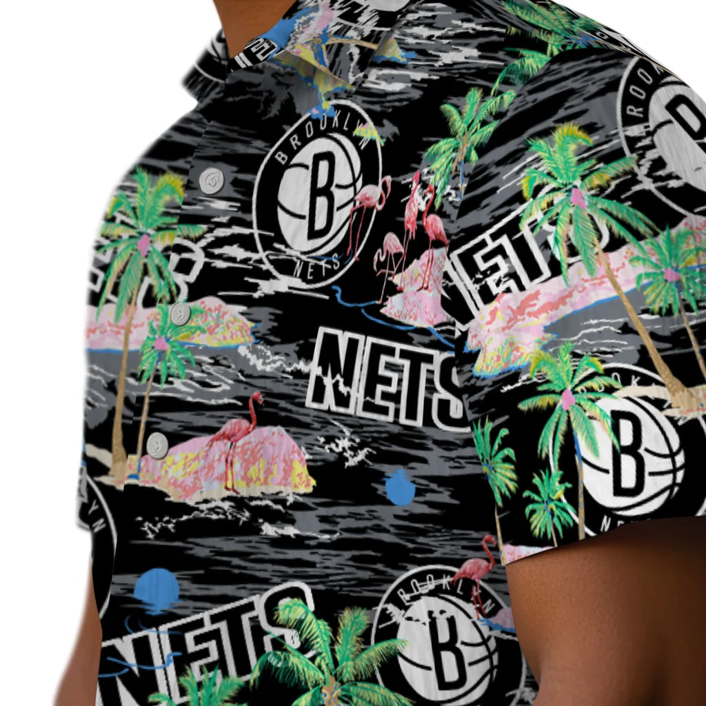 Brooklyn Nets Flamingo Retreat 2026 Hawaiian Shirt – Moonbestprint