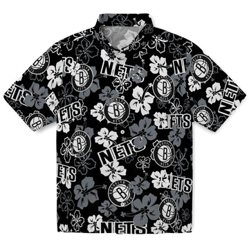 Brooklyn Nets Hibiscus Bloom Hawaiian Shirt – Moonbestprint