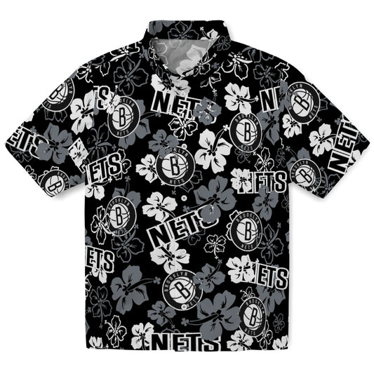 Brooklyn Nets Hibiscus Bloom Hawaiian Shirt – Moonbestprint