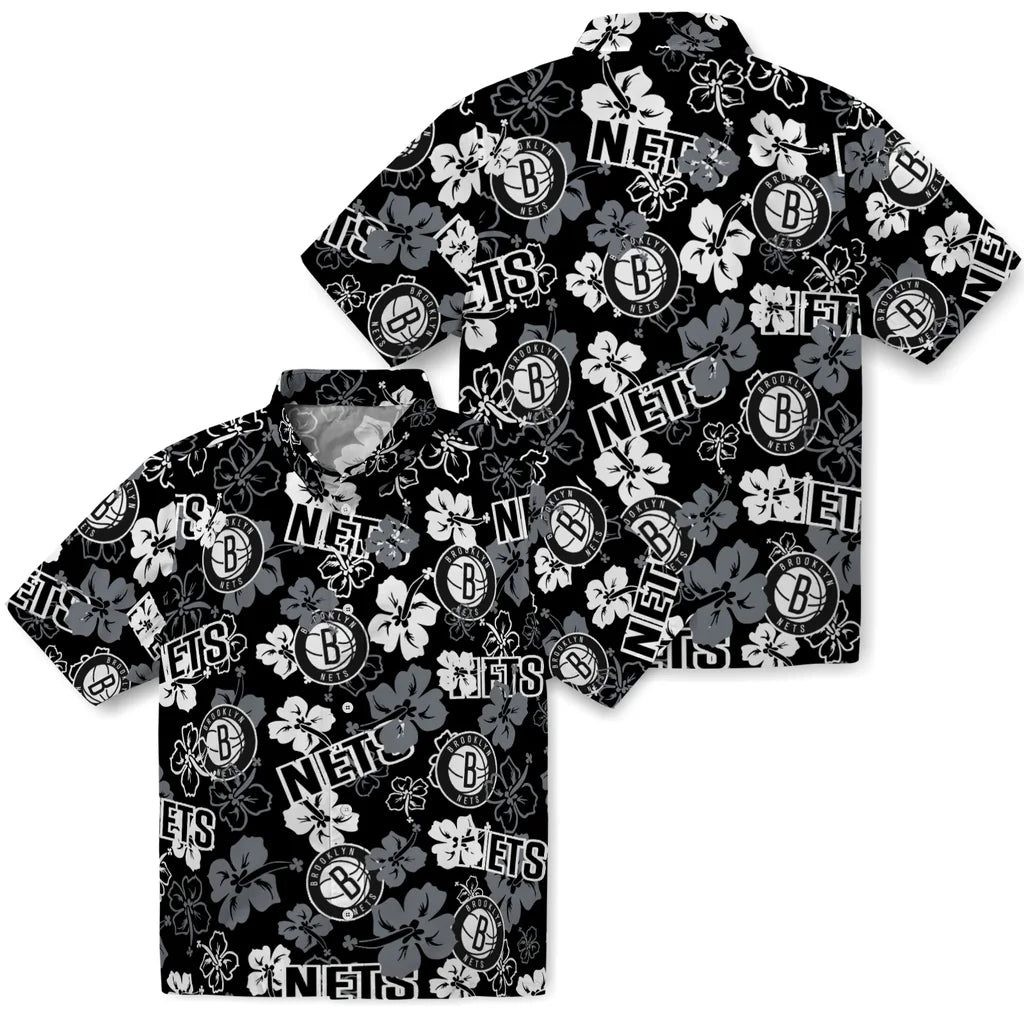 Brooklyn Nets Hibiscus Bloom Hawaiian Shirt – Moonbestprint