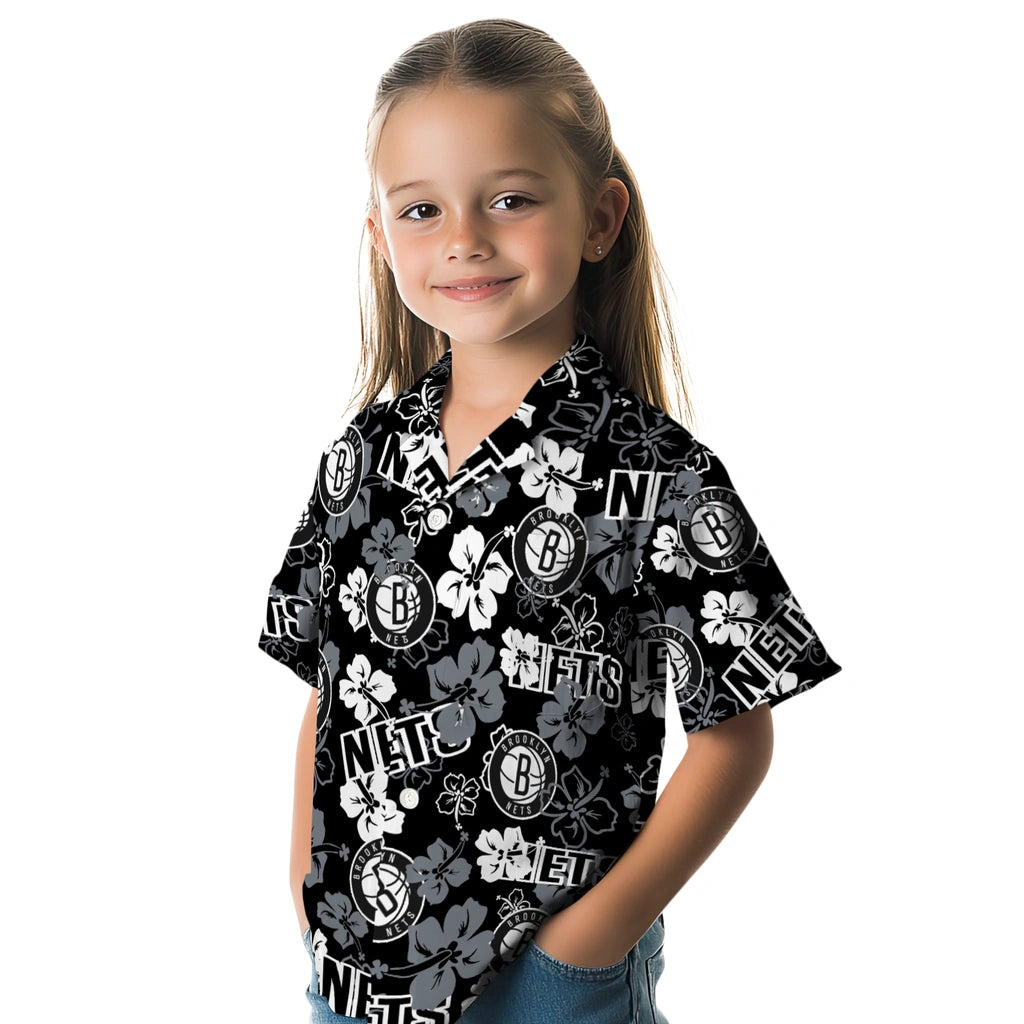 Brooklyn Nets Hibiscus Bloom Hawaiian Shirt – Moonbestprint