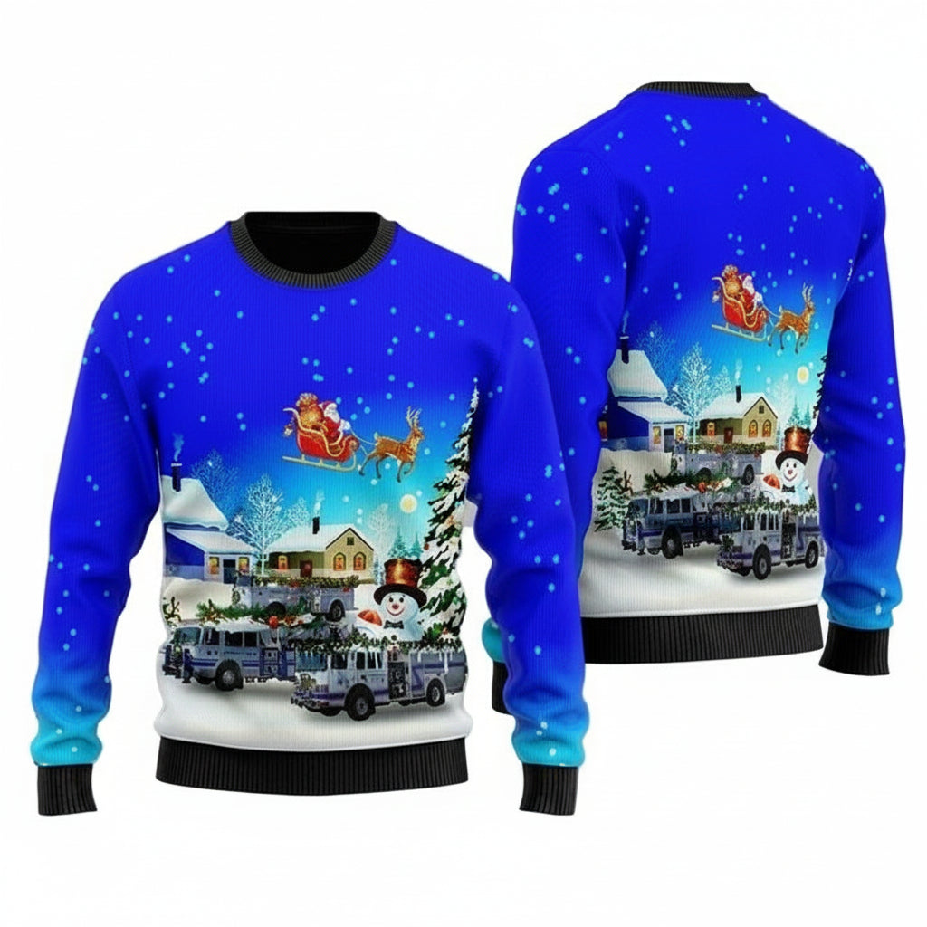 Brownsville, Pennsylvania, South Brownsville Fire Company Christmas Jumper Sweater ? Usalast