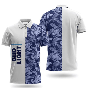 Bud Light Swiss Cheese Leaf Polo Shirt – Moonbestprint